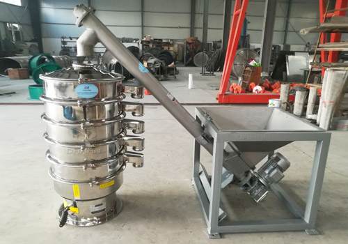 <b>振動篩配套螺旋輸送機已發(fā)貨，許先生請查收！</b>